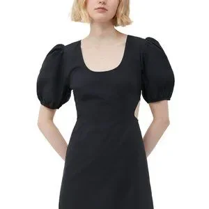 Ganni Dresses Ganni Cotton Poplin Cutout Dress 223 Never Worn